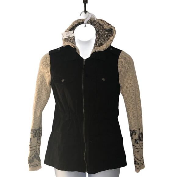 Maurice’s Anorak Field Utility Sweater Jacket NWT Shacket size Medium - Picture 1 of 16